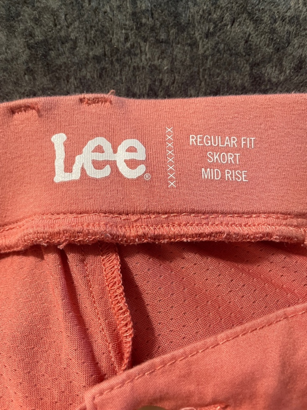 Lee Coral Pink Cargo Mini Skirt - Picture 5 of 6